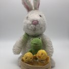 Hallmark Musical Animated Spring Quartet  "At The Hop" Bunny Frog Chicks WORKS