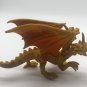 Vintage Dragon Plastic PVC Toys Figures Fire Breathing Winged 2 Headed Set Of 3