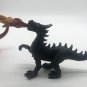 Vintage Dragon Plastic PVC Toys Figures Fire Breathing Winged 2 Headed Set Of 3