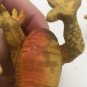 Vintage Dragon Plastic PVC Toys Figures Fire Breathing Winged 2 Headed Set Of 3