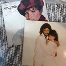 Vintage Vinyls of Songbird Barbra Streisand & Guilty Barry Gibb & Streisand