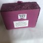 World Market Purple Beaded Trinket Travel Jewelry Silver Velvet 3.5&acirc;��x2.5&acirc;��x1.5&acirc;��