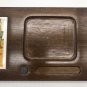 Vintage Wood charcuterie cheese board kitchy retro ceramic tile 12â x 6â
