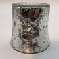Vintage Gold Mercury Glass Candle Holder 3.5â