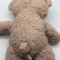 Homerbest Teddy Bear Plush Tan Stuffed Shaggy Animal Toy Plaid Bow CLEAN