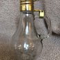 Glass Syrup Bottle Oil Dressing Unique Upside Down Light Bulb