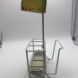Vintage Camping Picnic Party Table Basket Silverware Cutlery Cart  Holder 1980s