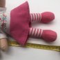 Baby Ganz Big Sister Brown Hair Freckles Doll Plush  11" Tall CLEAN