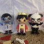 Ryan&acirc;��s World 3 Figures and block set Action Figures Preowned
