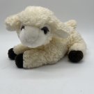 WHITE LAMB SHEEP BROWN FEET plush skm Enterprises 10” CLEAN