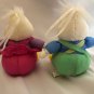 VINTAGE 1994 Gibson Greetings Easter Plush Darcie Duck & Dudley Duck 3&acirc;��