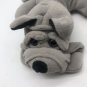 VINTAGE CUDDLE WIT HAPPY PUPPY 8" PLUSH GRAY W/SPOT PLUSH SHAR PEI CLEAN