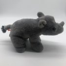 Wild Republic Plush Baby Rhinoceros Stuffed Animal Rhino Zoo 9" Realistic CLEAN