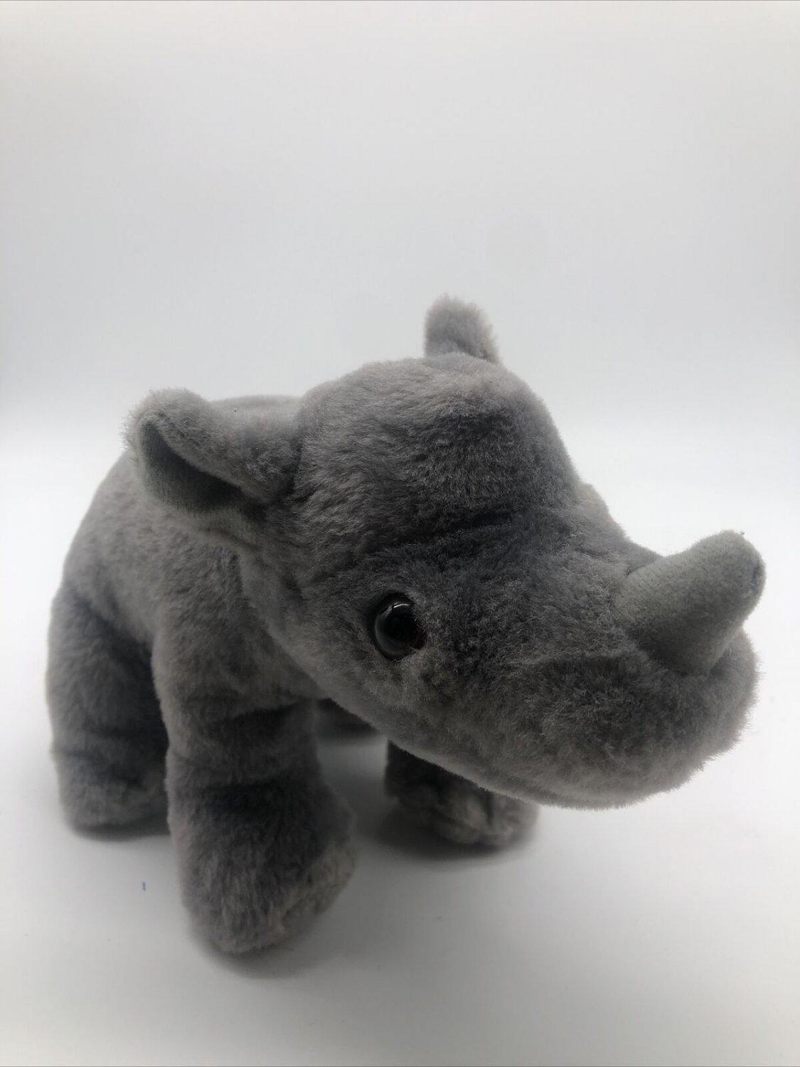 Wild Republic Plush Baby Rhinoceros Stuffed Animal Rhino Zoo 9