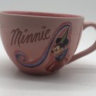 Minnie Mouse Sorceress Soup Bowl Mug Disney Store Pink Princess Coffee Cup