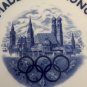 RARE 1972 MUNCHEN / MUNICH Olympics Plate Antique Vintage