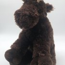 Aurora Destination Nation Solid Dark Brown Moose 12" Plush Stuffed Animal CLEAN