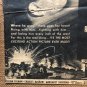 Vintage &acirc;��One Minute To Zero&acirc;�� 11"x14" Newspaper Ad Howard Hughes 1956 Framed