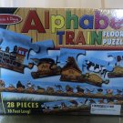 NEW Melissa and Doug Alphabet Train Floor Puzzle 28 Pcs Kids Fun 10 ft Long