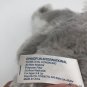 Hug Fun 12" Easter Bunny Plush 12" Rabbit Gray with blue ribbon bow&Acirc;&nbsp;NEW WITH TAG
