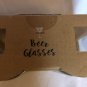 Life is Too Short for Bad Beer Can Shaped Pair of Drinking Glasses Bar Barware