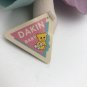 Vintage Dakin Baby Patti Pansy Plush Baby Doll Purple Aqua With Tags RARE
