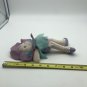 Vintage Dakin Baby Patti Pansy Plush Baby Doll Purple Aqua With Tags RARE