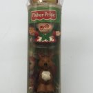 FP 3 Little People Christmas Figures Santa Mrs Claus Reindeer NEW RARE HTF