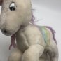 Vintage Superior Toy & Novelty White Rainbow Unicorn Plush 12" Purple Mane RARE