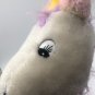 Vintage Superior Toy & Novelty White Rainbow Unicorn Plush 12" Purple Mane RARE