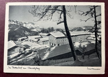General Walton H. Walker Hotel In Winter 1950s? Berchtesgaden Germany Unused