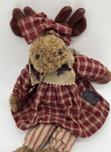 Boyds Bears and Friends 12&acirc;�� Brown Moose Martini Artisan Series 1990-98