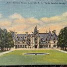 Asheville NC- North Carolina, Biltmore House, Outside View, Vintage Postcard