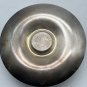 VTG ANGORA SILVER PLATE ON COPPER ROUND WITH ETCHED LAMBS ENGLISH CANDLEHOLDER