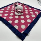 Old Navy White Bunny Rabbit Fuchsia Islands Pink Navy Blue Security Lovey