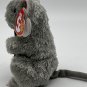 Ty Beanie Baby STIRRING Mouse Gingerbread Plush Christmas Holiday Gray 2006