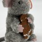 Ty Beanie Baby STIRRING Mouse Gingerbread Plush Christmas Holiday Gray 2006