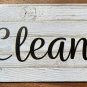 Clean Dirty Dishwasher Magnet 4 Inch Farmhouse Decor Shabby Chic #2