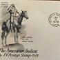 First Day Cover Issue Midget Stamp 1877 Indian Head Penny Cent Coin 13 Cents