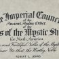 Nobles Mystic Shrine Ancient Order Imperial Council 92’ Detroit, MI ROBERT JOHNS