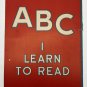 ABC â I LEARN TO READâ Gabriel New York softcover Vintage 1941 Book