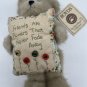 Boyds Bears Collection: Mia Goodfriends brown 6" Plush Stuffed Animal "Friends"