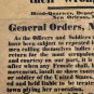 Recruiting Ephemera 1862 Butler's Proclamation Replica On Aged Parchment 14âx12â