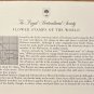 First Day Issue Royal Horticultural Society Flower Stamp 1981 Suriname Rose