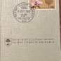 First Day Issue Royal Society Flower Stamp 1978 British Virgin Islands #3