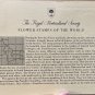 First Day Issue Royal Horticultural Society Flower Stamp 1981 Suriname