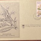 First Day Issue Royal Horticulture Society Flower Stamp 1978 Ghana Frangipani