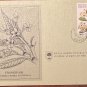 First Day Issue Royal Horticulture Society Flower Stamp 1978 Ghana Frangipani