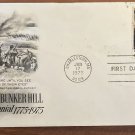 First Day Cover Issue 1975 Bicentennial Bunker Hill 10c Charleston, MA