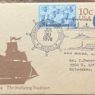 First Day Cover U. S. Navy 1976 3Cents Convention Station 10cents San Diego CA